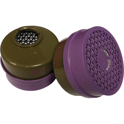 Respirator Cartridge, Gas/Vapour Cartridge, Multi Gas/Organic Vapour/P100 Filter Oxymax Inc