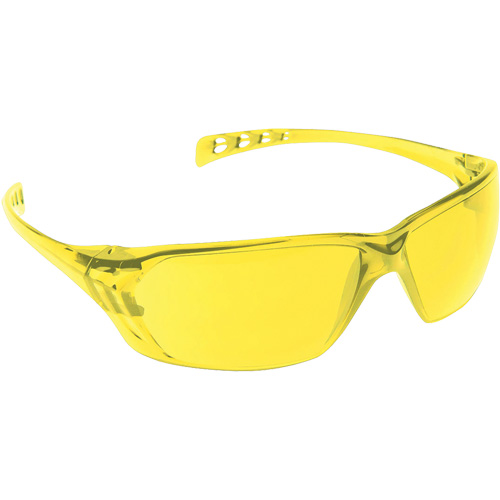 Dynamic Solus Safety Glasses, Amber Lens, Anti-Scratch/Anti-Static, ANSI Z87+/Meets/Exceeds CSA Z94.3 Oxymax Inc