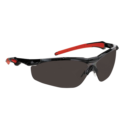 Lunettes de s&eacute;curit&eacute; s&eacute;rie Hawk Dynamic, Lentille Fum&eacute;e, Antibu&eacute;e, ANSI Z87+/R&eacute;pond ou surpasse la norme CSA Z94.3 Oxymax Inc