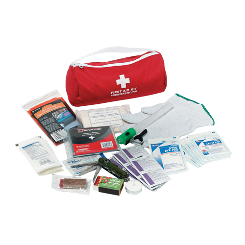 Trousse de premiers soins pour auto Dynamic, Dispositif m&eacute;dical Classe 1, Sac en nylon Oxymax Inc