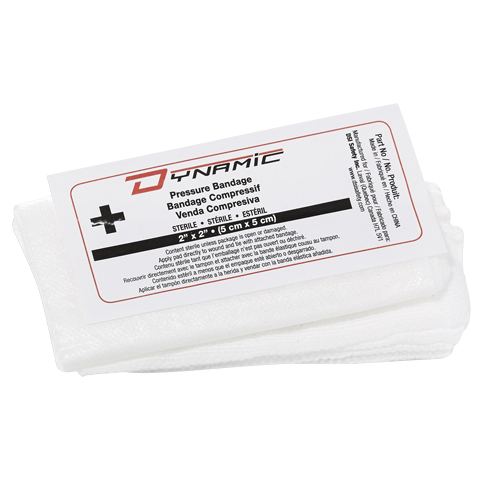 Dynamic Compress Bandage, 2" L x 2" W Oxymax Inc
