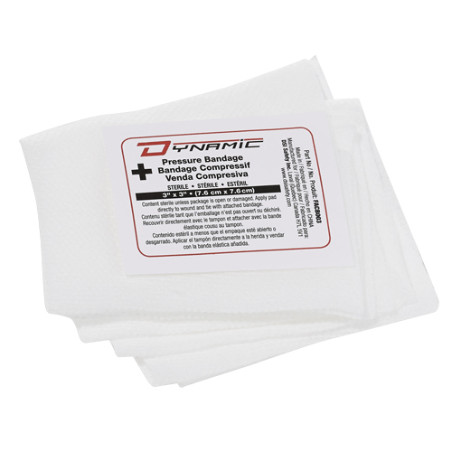 Dynamic Compress Bandage, 3" L x 3" W Oxymax Inc