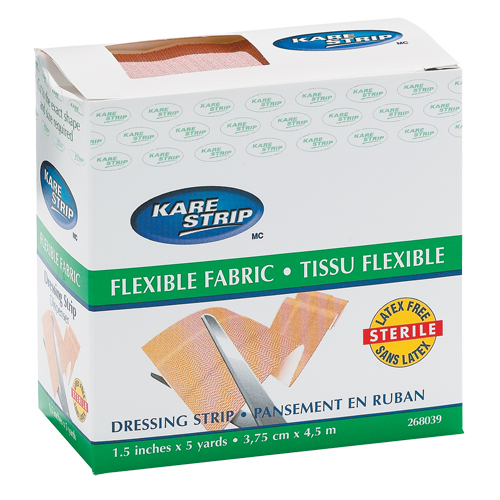 Pansement &eacute;lastique Dynamic, Rectangulaire/carr&eacute;e, 180", Tissu, Non st&eacute;rile Oxymax Inc