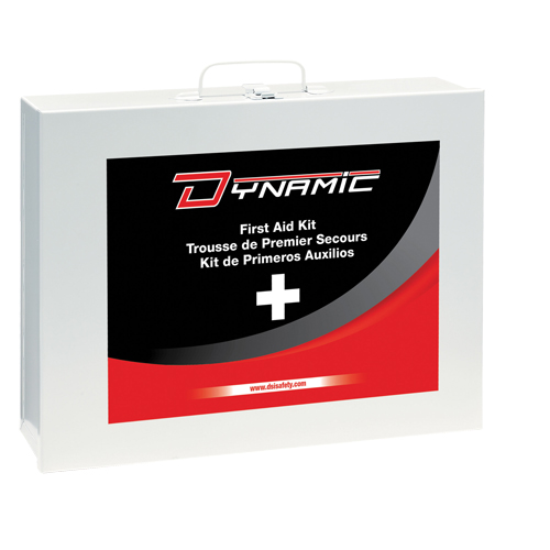 Trousse de premiers soins Dynamic, R&eacute;pond &agrave; la norme CSA Z1220-17 type 3 environnements &agrave; haut risque, Grand (51-100 travailleurs) Oxymax Inc