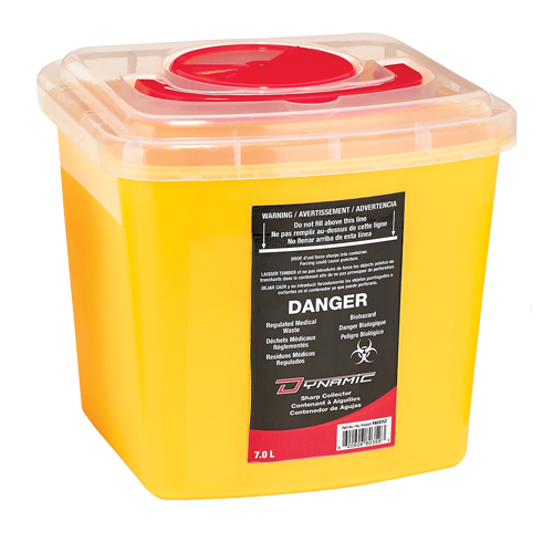 Contenant Sharps Dynamic, Capacit&eacute; de 7 L Oxymax Inc