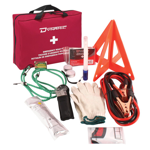 Dynamic S.O.S. Emergency Road Side Kit, Class 1 Medical Device, Nylon Bag Oxymax Inc
