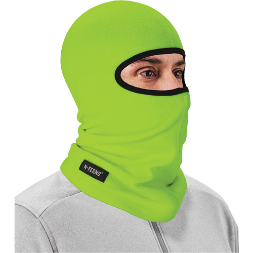 N-Ferno&reg; 6821 Balaclava, Fleece, High-Visibility Lime Green Oxymax Inc