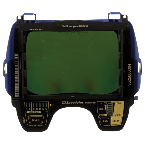 Filtre auto-assombrissant Speedglas 9100XXi, 4-1/5" la x 2-4/5" h Champ de vision, Pour utilisation avec Masques de soudage de s&eacute;rie 9100 Oxymax Inc