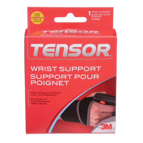 Tensor Wrist Support, Neoprene, One Size Oxymax Inc