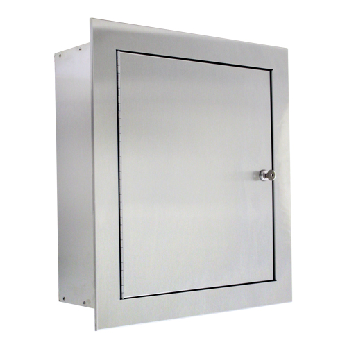 Recessed Stainless Steel Valve Cabinet Oxymax Inc