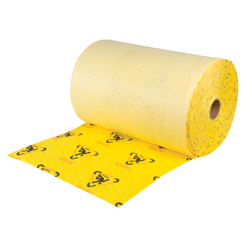 Premium Caution Rolls, Heavyweight, 150' L x 24" W, 37.6 gal. Absorbancy Oxymax Inc
