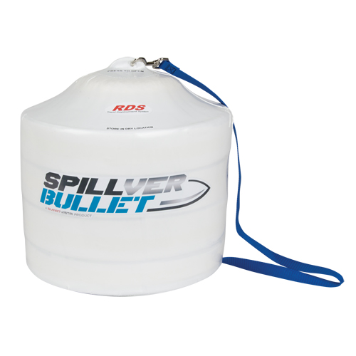 Barrage pour mati&egrave;res dangereuses Spillver Bullet, Mati&egrave;res dangereuses, 50' lo x 5" la, Absorption 14 gal. Oxymax Inc