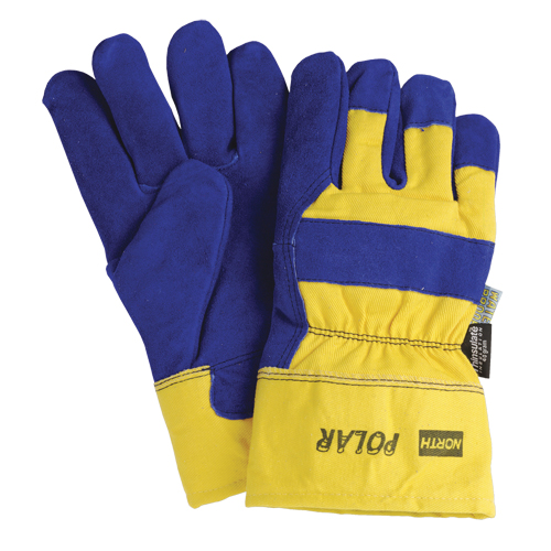 North Polar Insulated Gloves, Split Leather Palm, Size X-Large Oxymax Inc