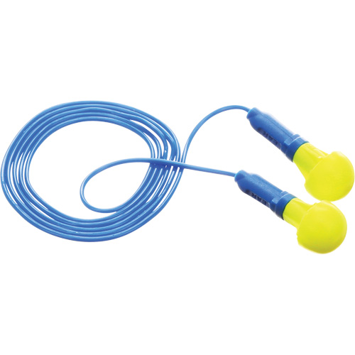 E-A-R Push-Ins Earplugs, Corded, Pair - Polybag, 28/23 dB NRR, One-Size Oxymax Inc