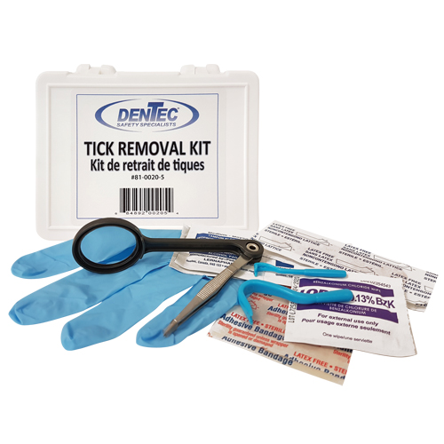 Tick Safety Kit, Class 1 Medical Device, Plastic Box Oxymax Inc