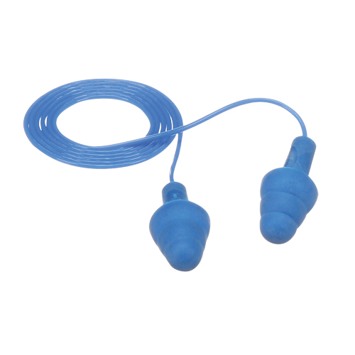 Bouchons d'oreilles d&eacute;tectables E-A-Rsoft UltraFit, Avec cordon, R&eacute;gulier, Vrac - Sac en poly, NRR dB 25 Oxymax Inc