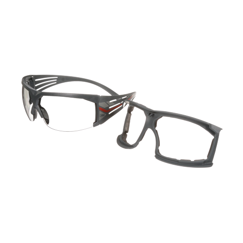 SecureFit 600 Series Safety Glasses with Gasket, Grey/Indoor/Outdoor Lens, Anti-Fog, ANSI Z87+/Meets/Exceeds CSA Z94.3 Oxymax Inc