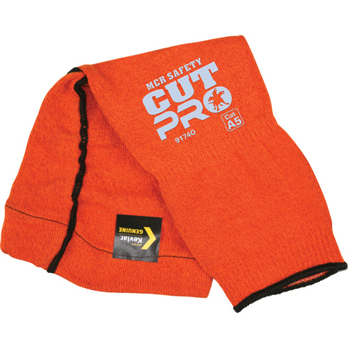 Memphis&reg; Sleeves With Thumb Hole, Kevlar&reg;, 14", ASTM ANSI Level A5, Orange Oxymax Inc