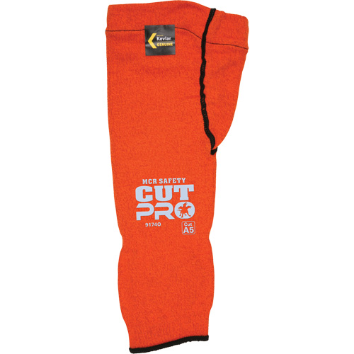 Memphis&reg; Sleeves With Thumb Hole, Kevlar&reg;, 14", ASTM ANSI Level A5, Orange Oxymax Inc