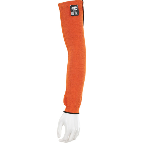 Memphis&reg; Sleeves With Thumb Hole, Kevlar&reg;, 18", ASTM ANSI Level A5, Orange Oxymax Inc