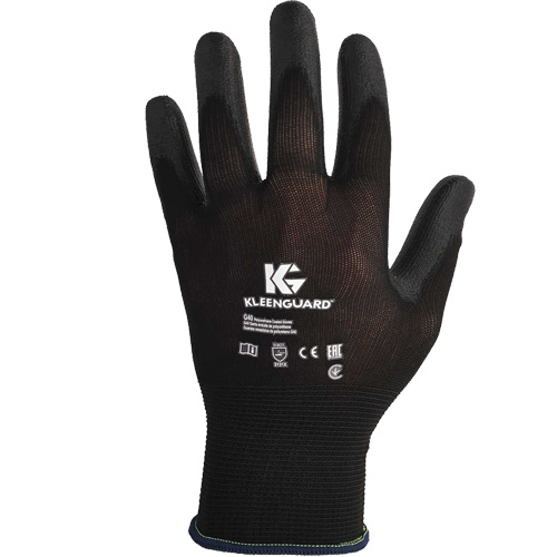 KleenGuard G40 Multi-Purpose Gloves, 6/X-Small, Polyurethane Coating, 15 Gauge, Nylon Shell Oxymax Inc