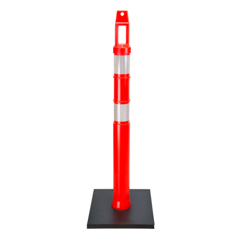 Poteau d&eacute;lin&eacute;ateur de qualit&eacute; sup&eacute;rieure, 42" h, Orange Oxymax Inc
