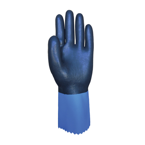Gants enti&egrave;rement tremp&eacute;s et r&eacute;sistants aux produits chimiques Summitech, Taille Petit/7, 11,8" lo, Chloropr&egrave;ne, Doublure en Poly-coton, 59 mils Oxymax Inc