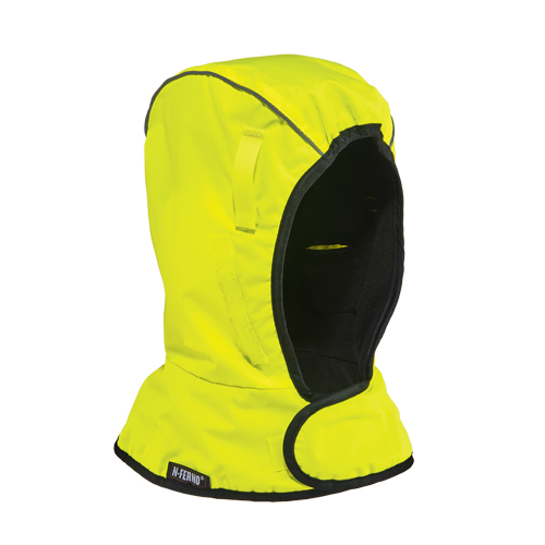 N-Ferno&reg; 6842 2 Layer Economy Winter Liner, Fleece Lining, One Size, High-Visibility Lime Green Oxymax Inc