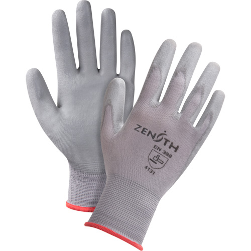 Gants en nylon enduits de polyur&eacute;thane sans DMF, 7/Petit, R&ecirc;vetement Polyur&eacute;thane, Calibre 15, Enveloppe en Nylon Oxymax Inc