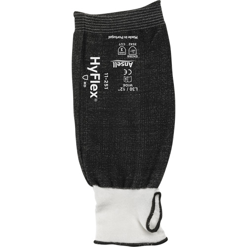 Manche r&eacute;sistant aux coupures HyFlex, PEHP, 12", ANSI/ISEA 105 niveau 3, Noir Oxymax Inc