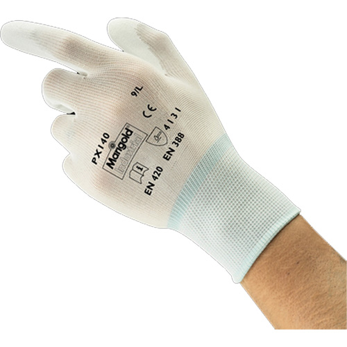 PX140 Coated Gloves, 6/X-Small, Polyurethane Coating, 15 Gauge, Nylon Shell Oxymax Inc