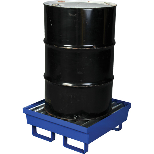 Steel Spill Containment Pallet, 17 US gal. Spill Capacity, 27" x 25.75" x 6" Oxymax Inc