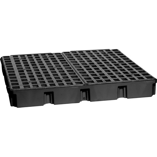 Plateforme de d&eacute;versement modulaire, Capacit&eacute; de d&eacute;versement 60,5 gal. US, 51,5'' x 51,5'' x 6,5" Oxymax Inc