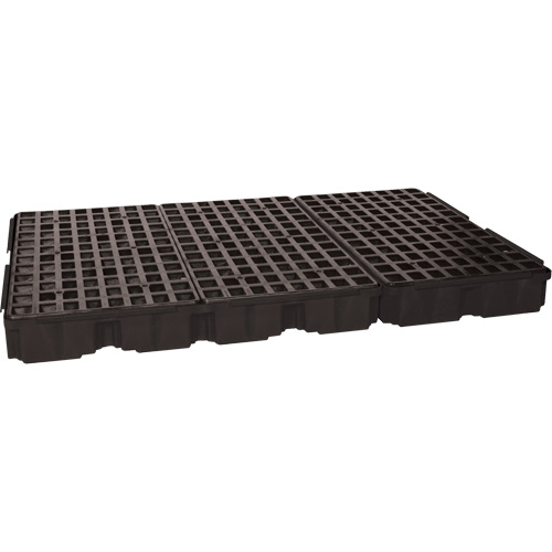 Modular Spill Platform, 88 US gal. Spill Capacity, 51.5" x 78.25" x 6.5" Oxymax Inc