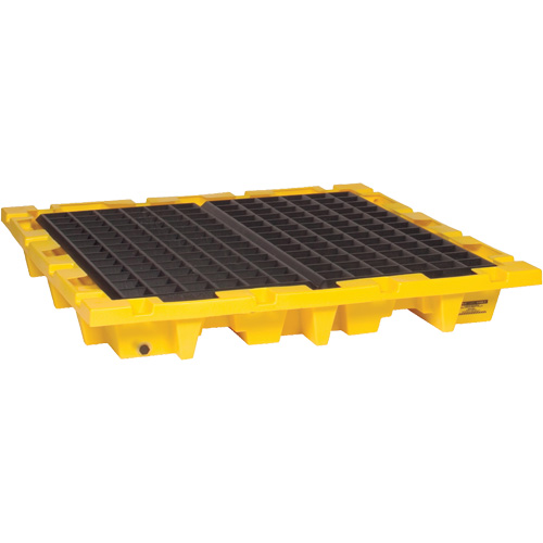 Spill Containment Pallet, 66 US gal. Spill Capacity, 58.5" x 58.5" x 7.75" Oxymax Inc