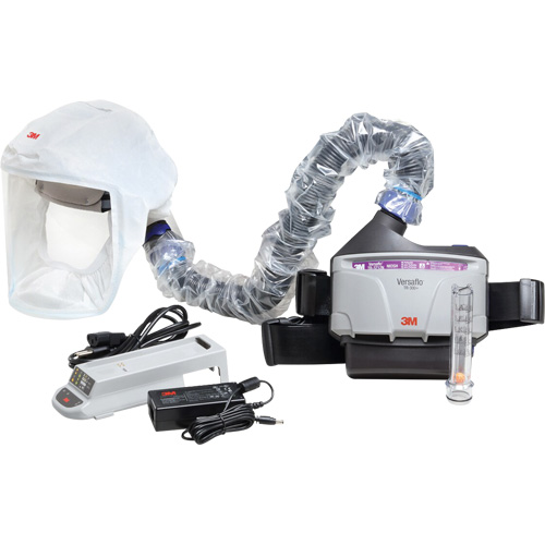 Versaflo PAPR Kit, Loose Fitting Hood & Faceshield, Lithium-Ion Battery Oxymax Inc