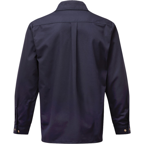 Chemise de travail de luxe 7 oz UltraSoft, Moyen (grande taille), Bleu marin Oxymax Inc