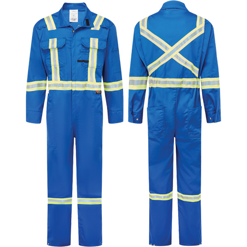 UltraSoft&reg; 9 oz. Deluxe Coveralls, Size 40T, Royal Blue Oxymax Inc