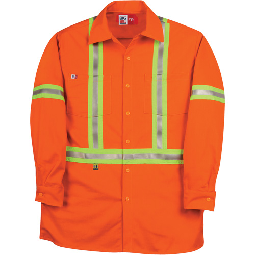 Chemise de travail industrielle Westex UltraSoft, Petit, Orange Oxymax Inc