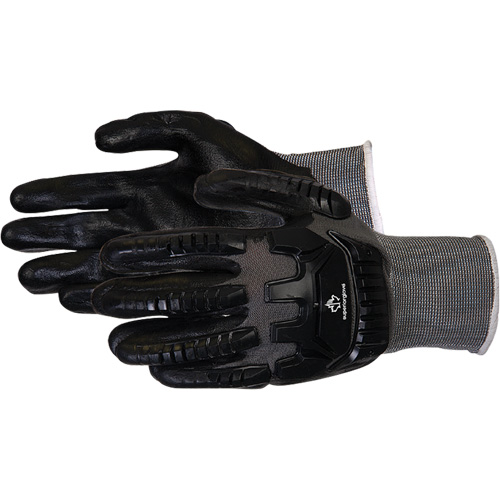 Gants de travail antichocs Dexterity, Petit, Paume en Synth&eacute;tique, Poignet Poignet en tricot Oxymax Inc