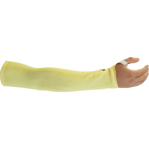Cut-Resistant Sleeves, Kevlar&reg;, 14", ASTM ANSI Level A4, Yellow Oxymax Inc