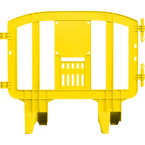 Minit Barricade, Interlocking, 49" L x 39" H, Yellow Oxymax Inc