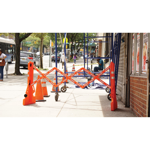 Multi-Gate Barricade, 43" H x 90" L, Orange Oxymax Inc