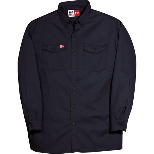 Westex UltraSoft&reg; Button Down Shirt, Small, Navy Blue Oxymax Inc