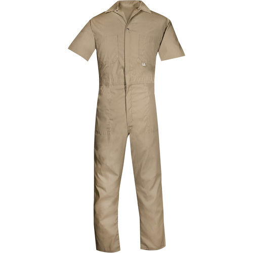 Short-Sleeved Coveralls, Men's, Tan, Size Medium (Tall) Oxymax Inc