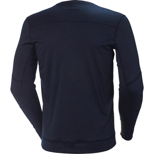 Lifa&reg; Max Moisture-Wicking Crewneck Undershirt, Men's, X-Small, Navy Blue Oxymax Inc