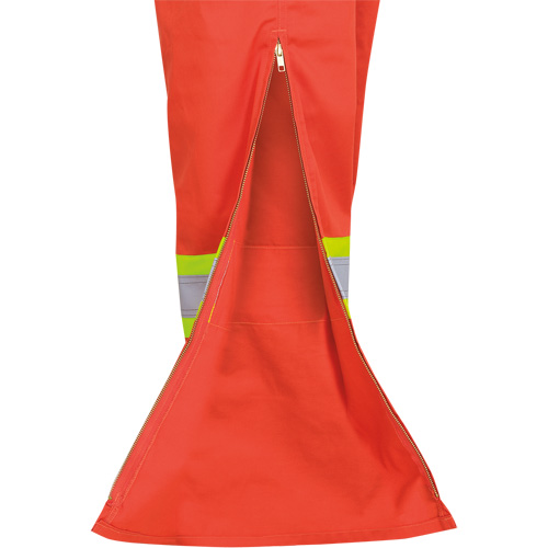 7705 FR-Tech&reg; High Visibility Coveralls, Size 36, Orange Oxymax Inc