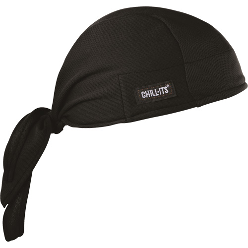 Chill-Its&reg; 6615 Cooling Doo Rag, Black Oxymax Inc