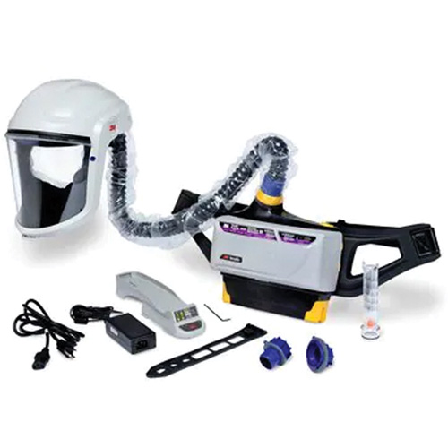 Versaflo Powered Air Purifying Respirator Painter's Kit, Headcover & Faceshield, Lithium-Ion Battery Oxymax Inc