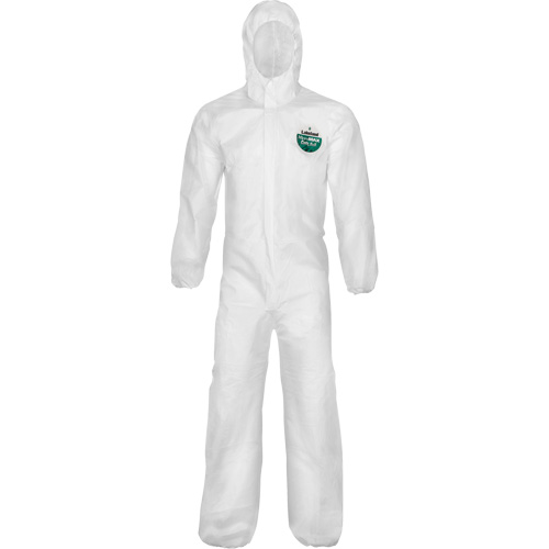 MicroMax&reg; NS Cool Suit Coveralls, Small, White, Microporous/Polypropylene Oxymax Inc
